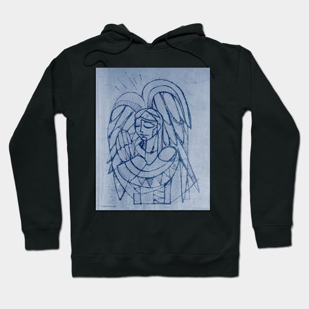 Guardian angel illustration Hoodie by bernardojbp